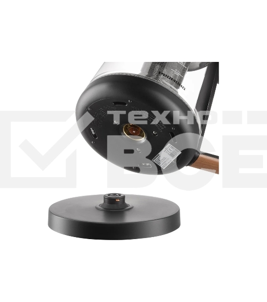 Чайник электрический Redmond KG-251 черный с деревом