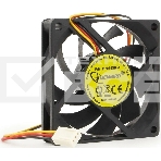 Вентилятор Gembird для корпуса 70x70x15, втулка, 3pin, провод 25 см D7015SM-3, фото 1