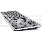 Клавиатура беспроводная Gembird KBW-3, USB, серебристый/черный, фото2