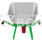 Тачка садово-строительная Сибртех с PU колесом, грузоподъемность 180 кг, объем 90 л, фото4