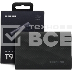 Внешний SSD Samsung T9, 4TB, USB 3.2 Gen 2x2 Type-C, R/W 2000/2000, черный, фото 1