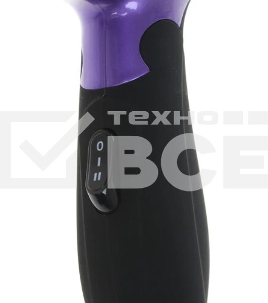 Фен Василиса ФН2-1400 фиолетовый/черный, 1400 Вт, компактный