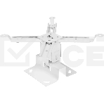 Кронштейн для проектора Buro PR07-W белый макс.12кг потолочный поворот и наклон, фото 1