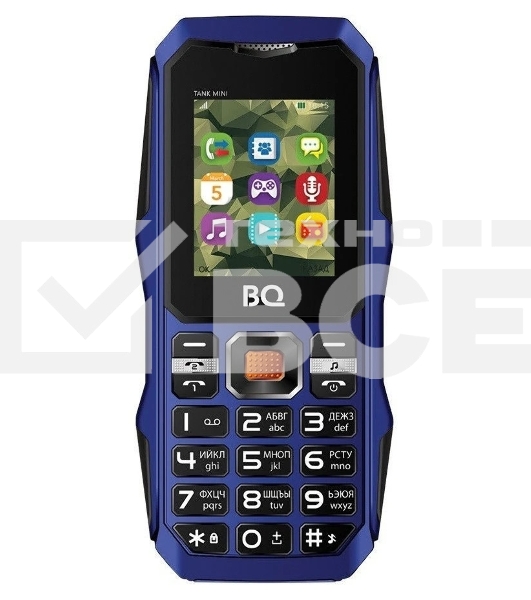 Мобильный телефон BQ 1842 Tank mini темно-синий