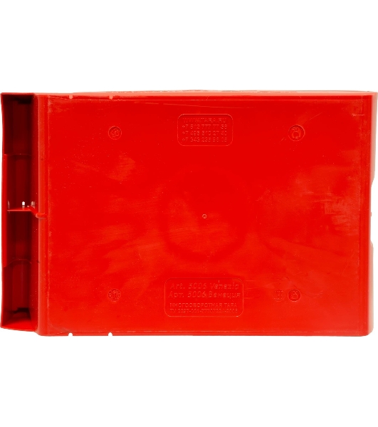 Ящик сплошной ТАРА.РУ Venezia 5006 красный 500х310х250мм PP 10044