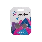 Элемент питания литиевый CR2025 2хBL (блист.2шт) КОСМОС KOC20252BL, фото 1