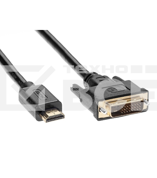 Кабель HDMI to DVI-D (19M -25M) 2м, TV-COM <LCG135E-2M>