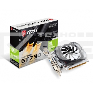 Видеокарта MSI N730-2GD3V3 GT 730 2048Mb 64 GDDR3 902/1600 DVIx1 HDMIx1 CRTx1 HDCP Ret