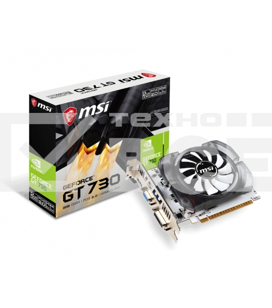Видеокарта MSI N730-2GD3V3 GT 730 2048Mb 64 GDDR3 902/1600 DVIx1 HDMIx1 CRTx1 HDCP Ret