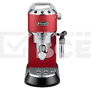 Кофеварка эспрессо DeLonghi EC685.R красный, исп. кофе - молотый/чалды, 1.1 л, 1350 Вт, 15 Бар.