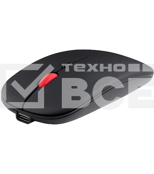 Мышь беспроводная Defender Vitrual MB-635 черный, 1600 dpi, радиоканал, Bluetooth, USB, кнопки - 4