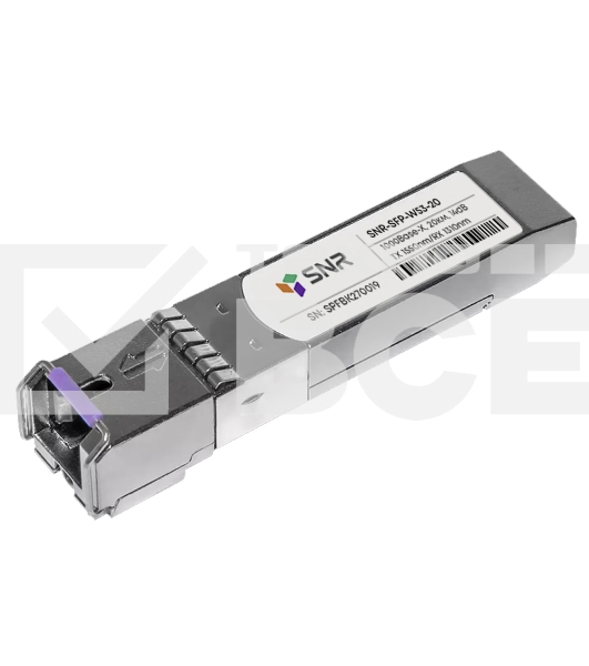 Модуль SNR SFP WDM, дальность до  20км (14dB), 1550нм