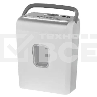 Шредер Cactus CS-SH-C3, белый (секр.P-4) фрагменты 8лист. 13лтр. скрепки скобы пл.карты