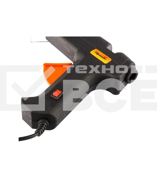 Клеевой пистолет Sparta с выкл. 11 мм, в кейсе, 80 Вт, 10 г/мин