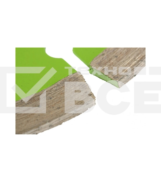 Диск алмазный Сибртех отрезной сегментный, 180 х 22,2 мм, сухая резка