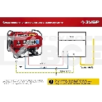 Электрогенератор бензиновый Зубр СБ-3300, 3.3 кВт, 72 дБ, 44 кг, фото17