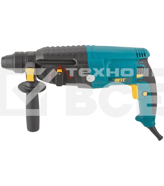 Перфоратор FIT AH-800 800 Вт, 0-900 об/мин, 0-4000 уд/мин, 3.0 Дж, 3 реж., SDS-plus, реверс, 2.8 кг, кейс