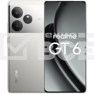 Смартфон Realme GT6 5G, 12/256Gb, серебристый
