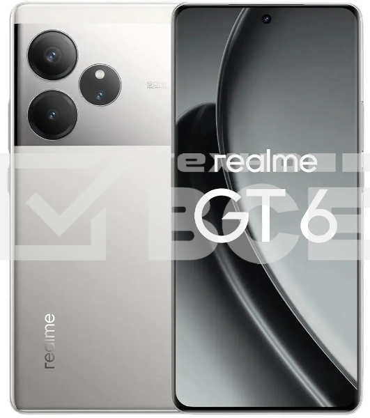 Смартфон Realme GT6 5G, 12/256Gb, серебристый