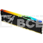 Оперативная память Kingston Fury Beast, DDR5, 16GB (1x16GB), 6800MHz, CL34, с радиатором, RGB, чёрный, фото3