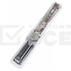 Степлер настольный Deli E0464WHITE Exceed 24/6 26/6 (25листов) белый 100скоб металл/пластик закрытый коробка, фото2