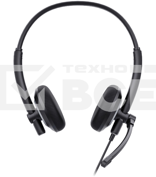 Наушники с микрофоном Acer OHW307 черный 1.8м накладные оголовье (ZL.HDSEE.002)
