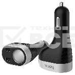 Автомобильная зарядка HOCO Z29 Regal, 2xUSB + прикуриватель, 3.1A, 96W, черный, фото5