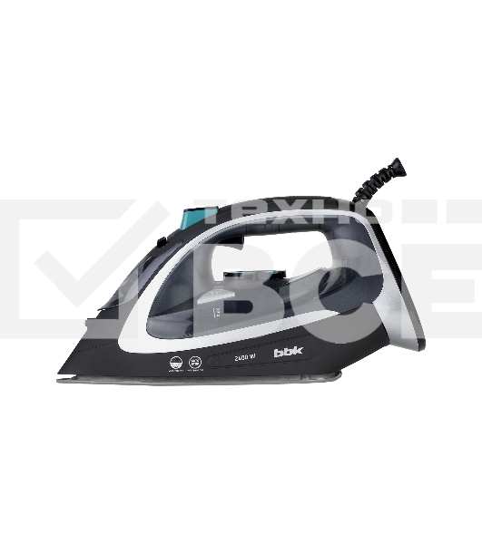 Утюг BBK ISE-2405 черный/серебро, 2400 Вт