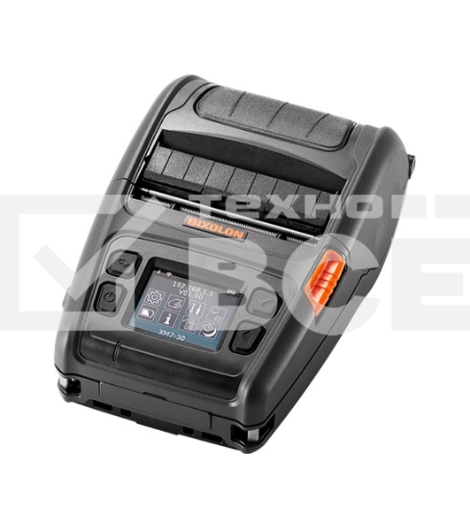 Принтер этикеток мобильный Bixolon XM7-30, 203 dpi, 127 мм/сек, USB, RS-232 (COM порт, Serial), Bluetooth, чёрный