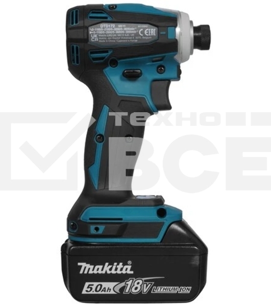 Гайковерт Makita DTD172RTJ аккум. патрон:шестигр.1/4