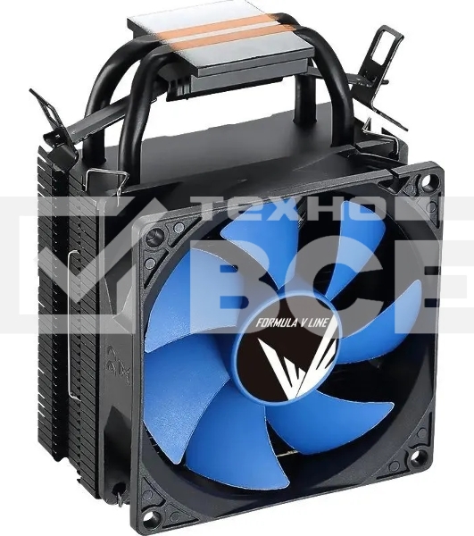 Устройство охлаждения (кулер) Aerocool Formula Ice Boid 2PSDA черный 90мм алюминий+медь 2100rpm 34db 4-pin 100W 135мм
