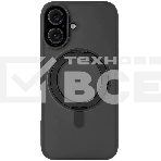 Чехол (клип-кейс) uBear для Apple iPhone 16 Clip 360 with MagSafe черный (CS437BL61RG-I24M), фото 1