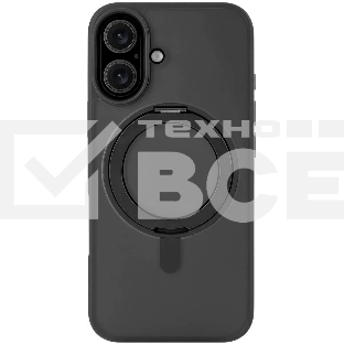 Чехол (клип-кейс) uBear для Apple iPhone 16 Clip 360 with MagSafe черный (CS437BL61RG-I24M)