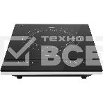 Плита Индукционная Hyundai HYC-0111 черный/серебристый закаленное стекло (настольная), фото 1