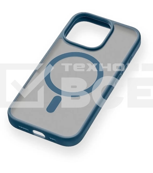 Чехол (клип-кейс) uBear для Apple iPhone 16 Pro Cloud with MagSafe синий (CS432DB63PMT-I24M)