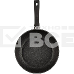Сковорода Rondell Buffalo RDA-1482 (BK) черный26х6,5 см, Преимущество:Кованый алюминий Глубокая сковорода прекрасно подойдет для жарки и тушения Утолщенный кованый алюминий обладает превосходными свойствами теплопроводности Высокие борта сковородыУникальн, фото3
