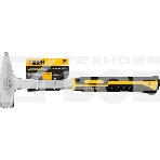 Молоток слесарный Denzel 600 г цельнометаллический, двухкомпонентная рукоятка, фото7