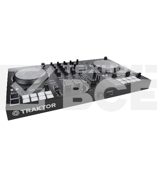 Контроллер DJ [26660] Native Instruments [Traktor Kontrol S3] 4-х канальный, для Traktor Pro/DJ, 16 RGB пэдов, аудио интерфейс 24бит/96кГц, 2-х канальный микшер, 2 линейных входа RCA, микрофонный вход, 2x XLR выхода, 2x1/4