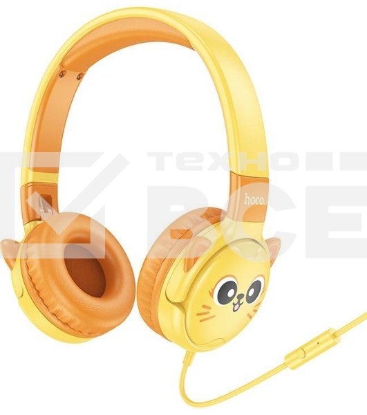Наушники детские HOCO (6942007638586) W61 желтый