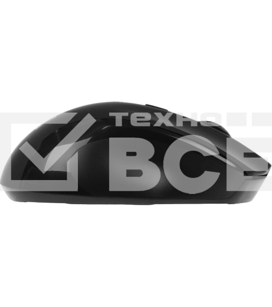 Мышь беспроводная Defender Prime MB-053 черный, 1600 dpi, радиоканал, USB, кнопки - 6