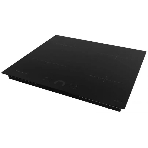 Индукционная варочная поверхность стеклокерамическая, Ширина: 60 см; Стекло: ILVA; 4 конфорки индукционного нагрева: 2 х диаметром?,160 мм; 1400 Вт; 1 х диаметром?,180 мм; 1800 Вт; 1 х диаметром ?,210 мм; 1800/2200 Вт; Сенсорное управление(слайдер); 9 уровней мощности; Boost функция; Таймер(отсчет времени/выбор конфорки); Звуковой сигнал; Безопасное автоотключение; Блокировка от детей/Блокировка панели управления; Индикатор остаточного тепла; черный/ без рамки; Размер(ШхГхВ): 590x520x60 мм, фото 1