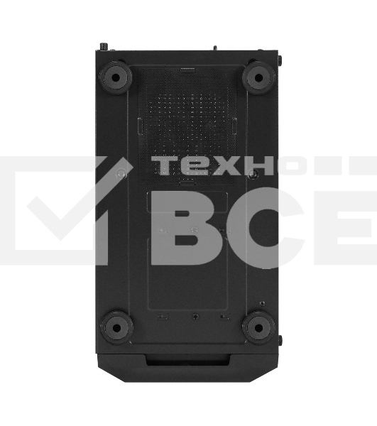 Компьютерный корпус Miditower ExeGate EVO-8227 (ATX, без БП, 2хUSB+1хUSB 3.0+HD Audio, черный, 3 вент. с RGb подсветкой, боковая панель - закаленное стекло)