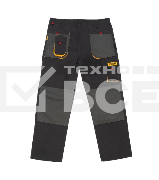 Брюки профессиональные рабочие Denzel 65% полиэстер 35% хлопок, XXL