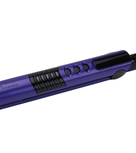 Выпрямитель для волос Polaris PHS-2405К фиолетовый, 25 мм, 230 °C, 5 режимов