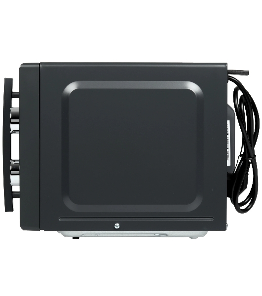 Микроволновая печь CASO M 20 EASY зеркальный/черный, 20 л, 700 Вт, переключатели - поворотный механизм