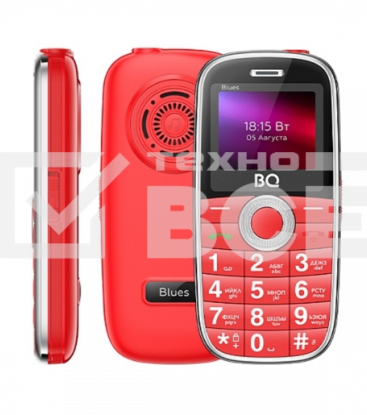Мобильный телефон BQ 1867 Blues красный MTK 6261 D
