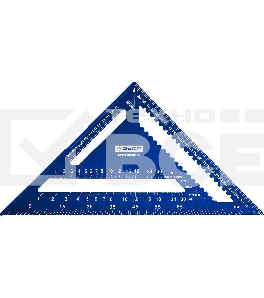 Универсальный кровельный угольник Зубр, 300 мм, 5-в-1, Кровельщик