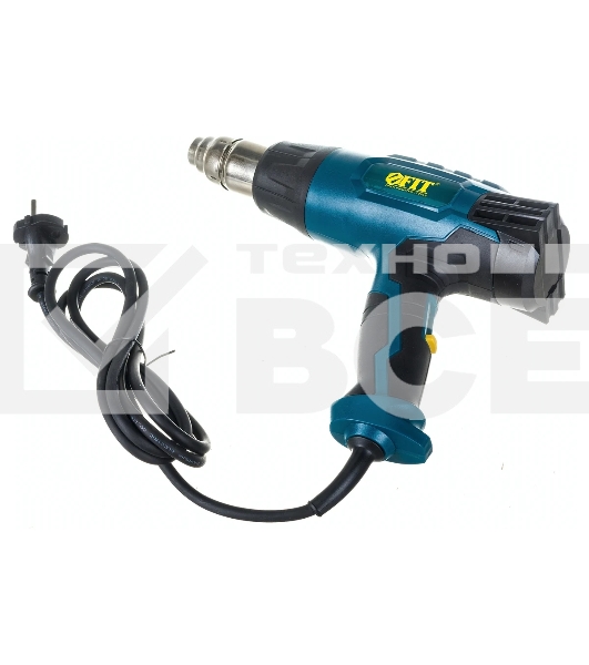 Фен технический FIT 80611  2000 Вт; 60/400/600 °C; 300/500/500 л/мин; рез. накл.; короб.