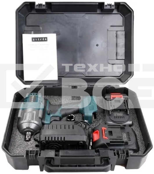 Гайковерт Zitrek Crusher 20 PRO аккум. патрон:квад.1/2
