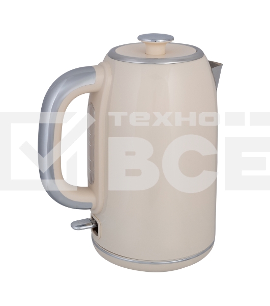 Чайник электрический Endever Skyline KR-257S 2200 Вт, 1,7 л, бежевый, 6 шт/уп.